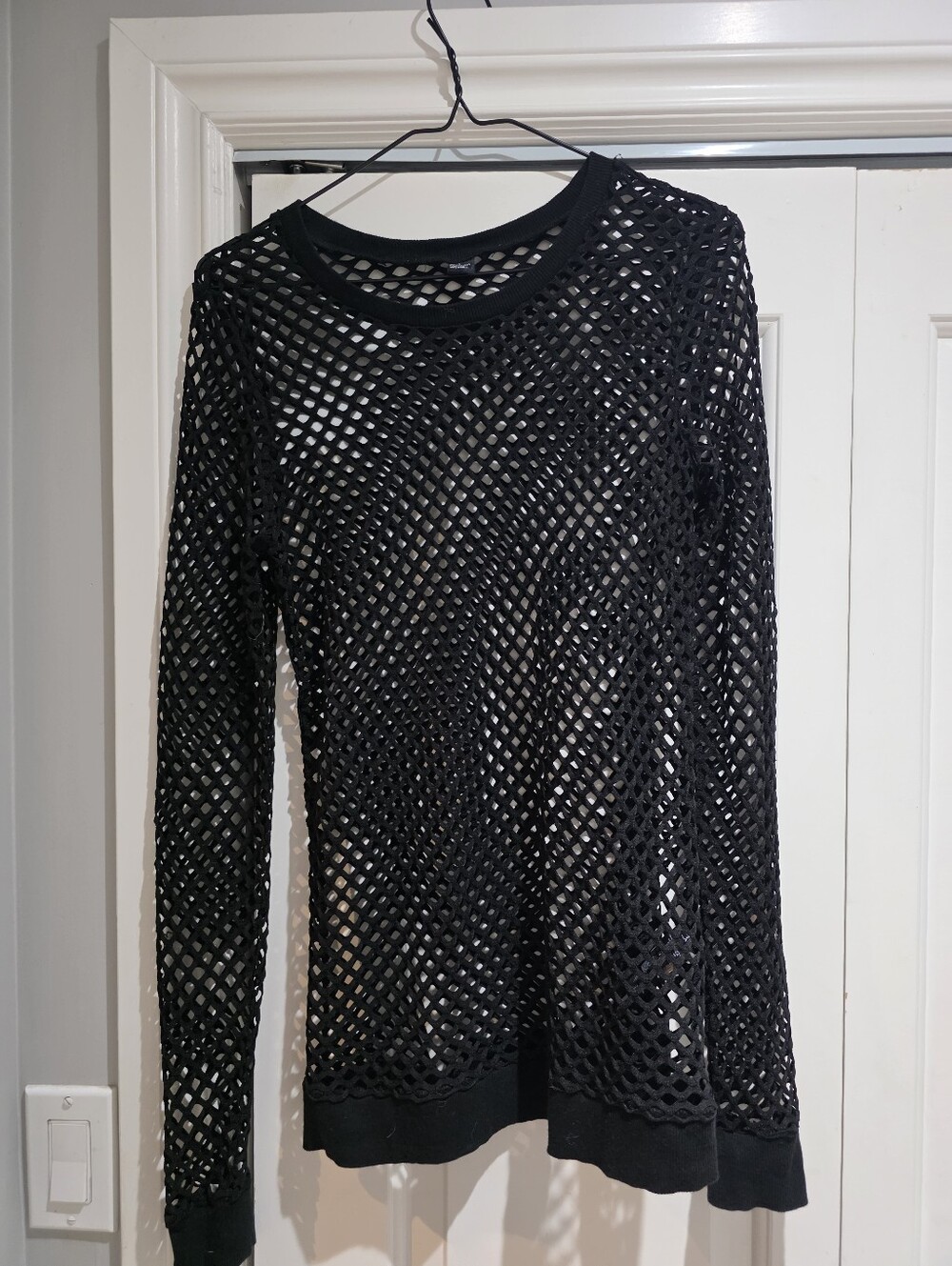 Goth Mesh Long Sleeve